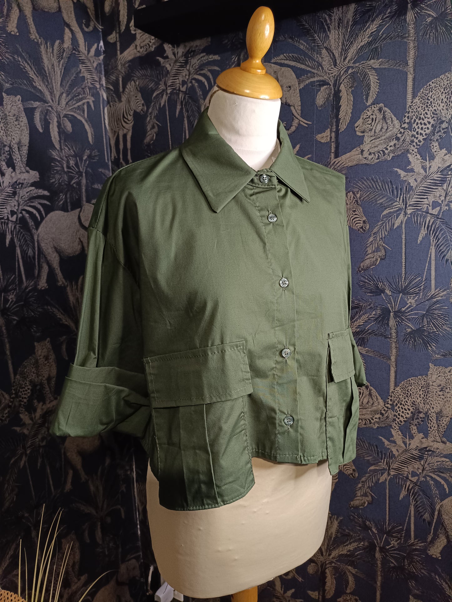 Crop chemise