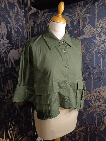 Crop chemise