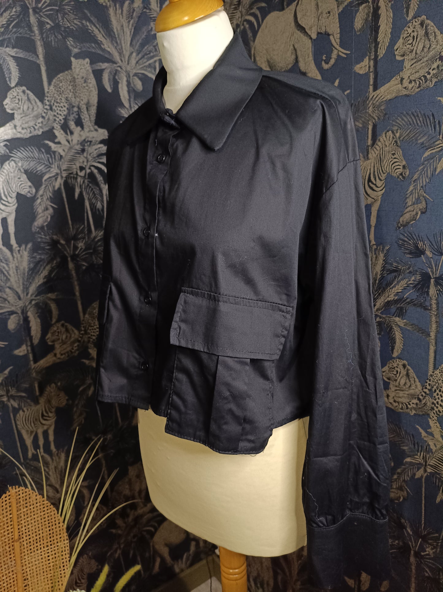 Crop chemise