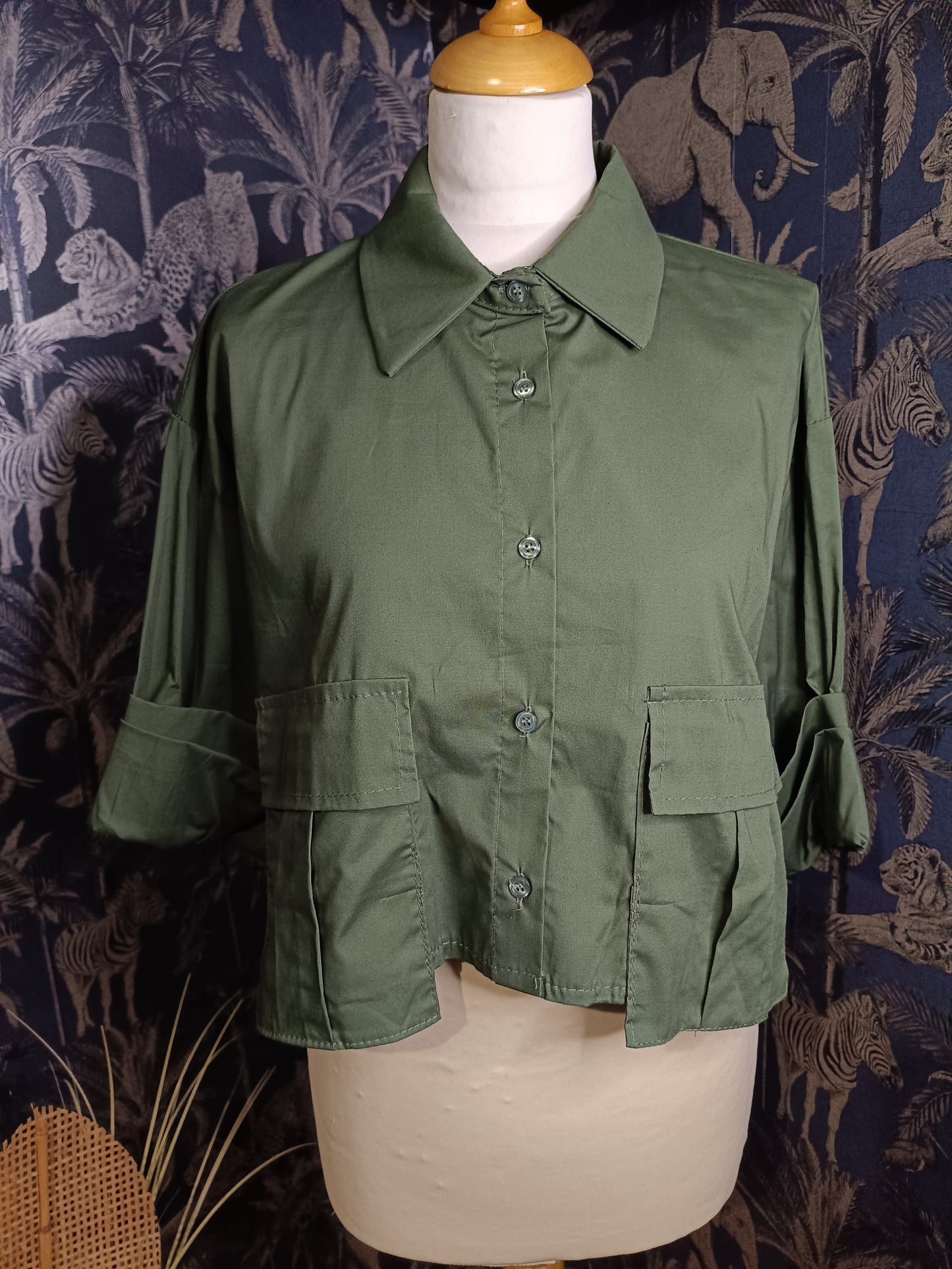 Crop chemise