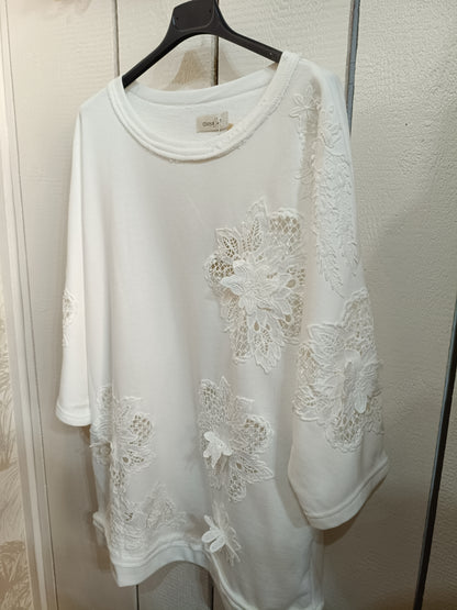 Sweat broderie