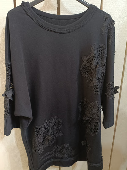 Sweat broderie
